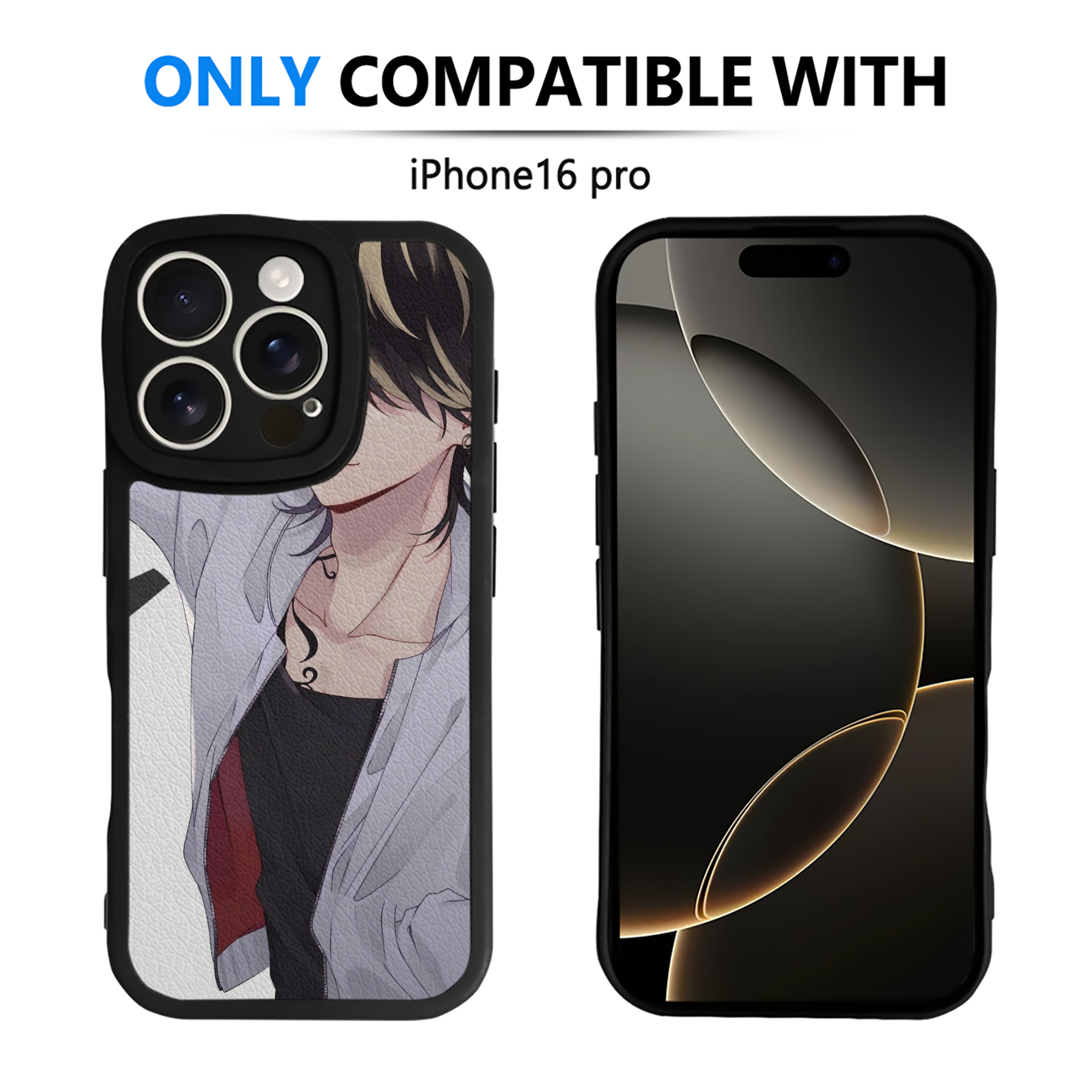 （画像用） 東京リベンジャーズ Tokyo Revengers 【iPhone 16シリーズ対応】シリコンスマホケース（レザー調） 材質：シリコン
